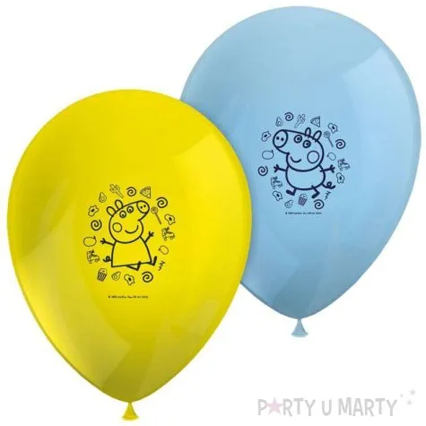 balony swinka peppa pastel mix 11 procos 8 szt