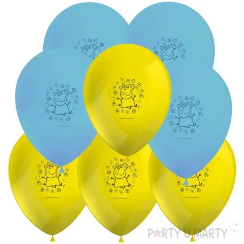 balony swinka peppa pastel mix 11 procos 8 szt
