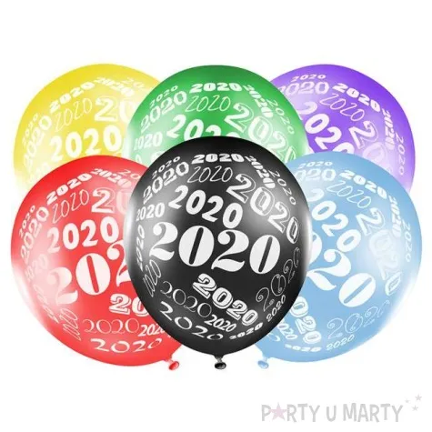 balony sylwester 2020 mix strong 12 50 szt