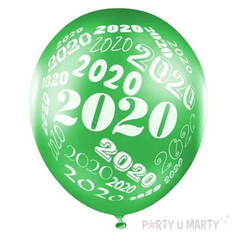 balony sylwester 2020 mix strong 12 6 szt