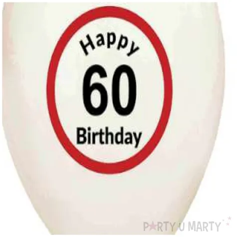 balony traffic happy birthday 60 kemis 11 5 szt