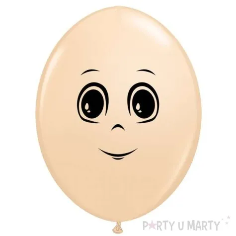 balony twarz meska cielisty qualatex 12 50 szt