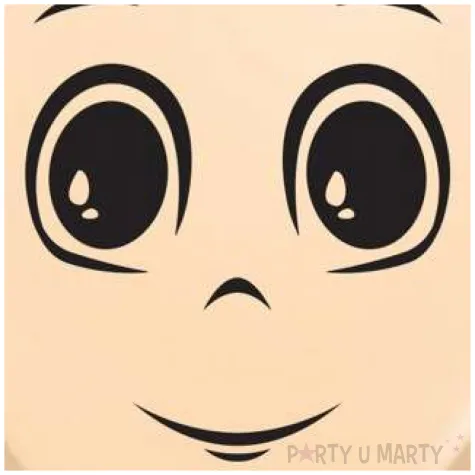 balony twarz meska cielisty qualatex 16 50 szt