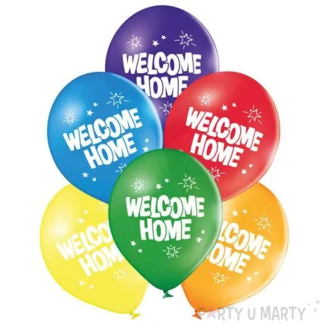 balony welcome home pastel mix belbal 10 6 szt