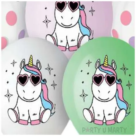 balony wesoly jednorozec gemar 13 5 szt