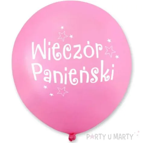 balony wieczor panienski 12 rozowe 5 szt