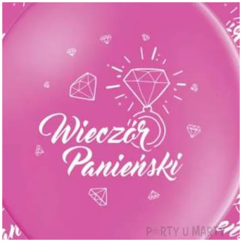 balony wieczor panienski rozowe adikbal 12 5 szt