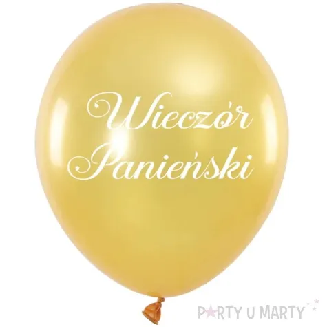 balony wieczor panienski zloty partypal 12 100 szt