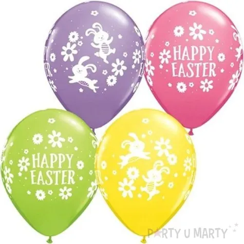 balony wielkanoc mix pastel qualatex 11 25 szt