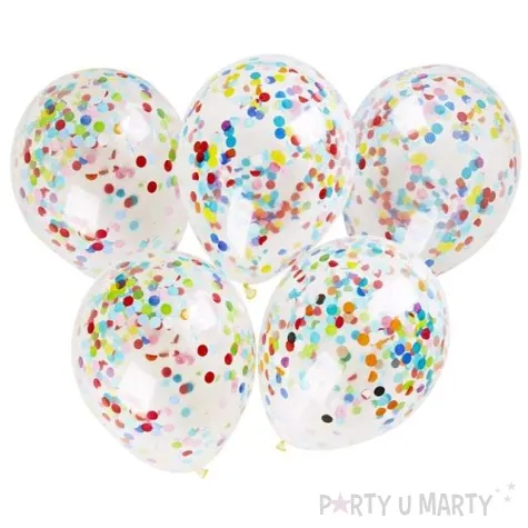 balony z konfetti classic mix belbal 12 5 szt