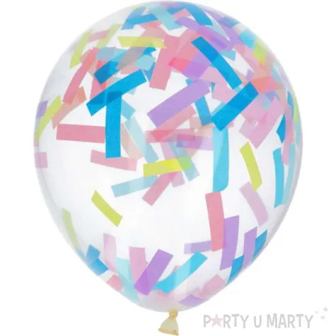 balony z konfetti classic mix folat 12 4 szt