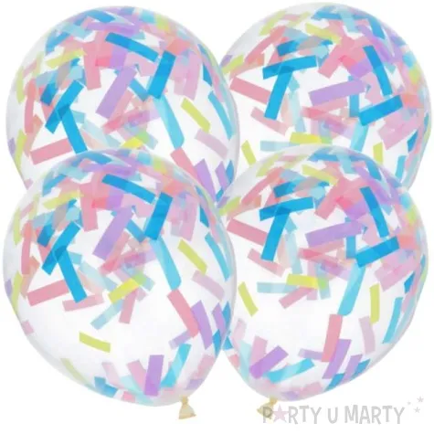 balony z konfetti classic mix folat 12 4 szt
