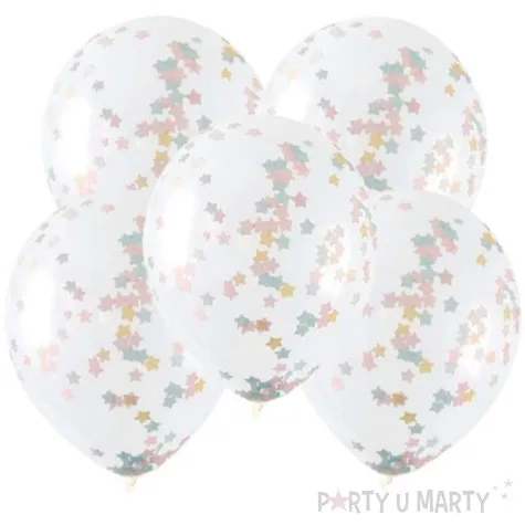 balony z konfetti classic mix unique 12 5 szt