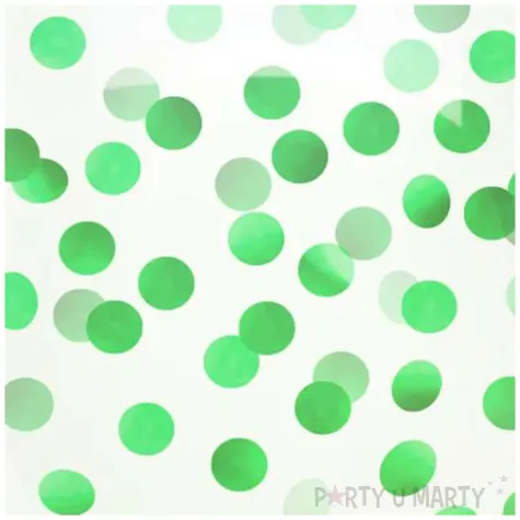 balony z konfetti transparentne zielony partypal 12 100 szt