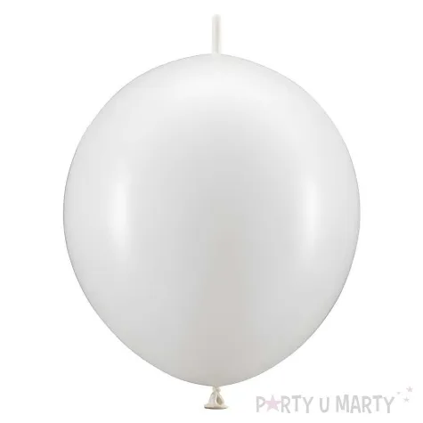 balony z lacznikiem bialy partydeco 11 20 szt