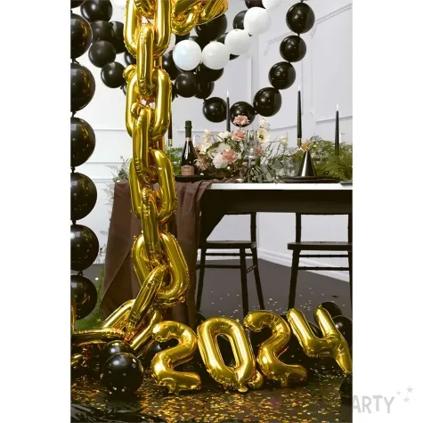 balony z lacznikiem bialy partydeco 13 20 szt