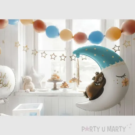 balony z lacznikiem blekitny partydeco 13 20 szt