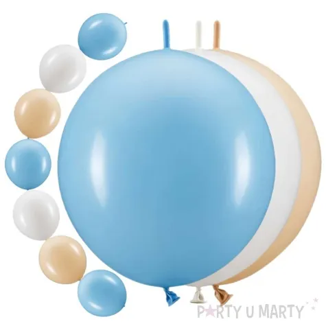 balony z lacznikiem mix partydeco 13 20 szt