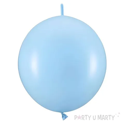 balony z lacznikiem niebieski partydeco 11 20 szt