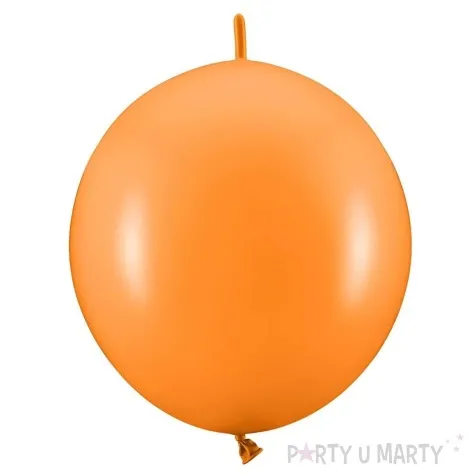 balony z lacznikiem pomaranczowy partydeco 11 20 szt
