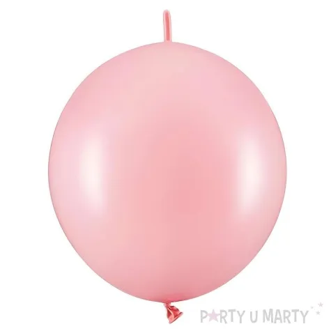 balony z lacznikiem rozowy partydeco 11 20 szt