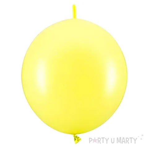 balony z lacznikiem zolty partydeco 11 20 szt