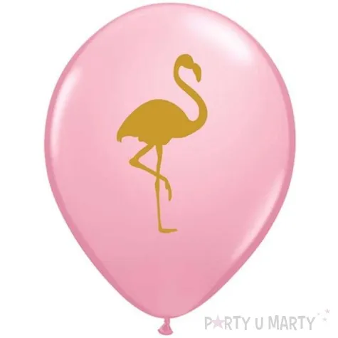 balony zloty flaming rozowy qualatex 11 25 szt