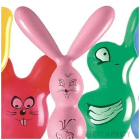 balony zwierzeta ksztalty mix gemar 25 szt