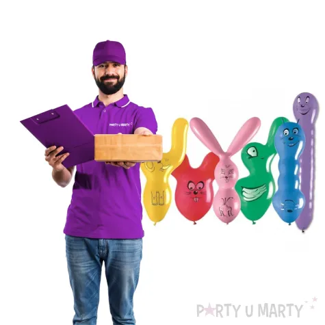 balony zwierzeta ksztalty mix gemar 50 szt