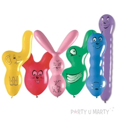 balony zwierzeta ksztalty mix gemar 50 szt