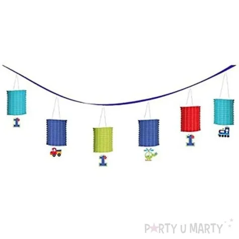 baner 1 urodziny chlopiec granatowa amscan 365 cm