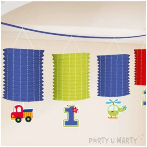 baner 1 urodziny chlopiec granatowa amscan 365 cm