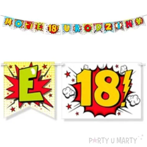 baner 18 urodziny 242 cm