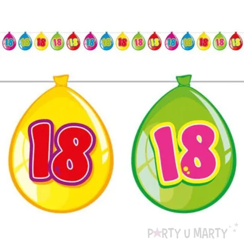 baner 18 urodziny baloniki 1000 cm