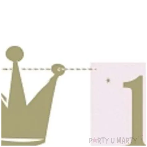 baner 1today dziewczynka rozowo zloty unique 182 cm