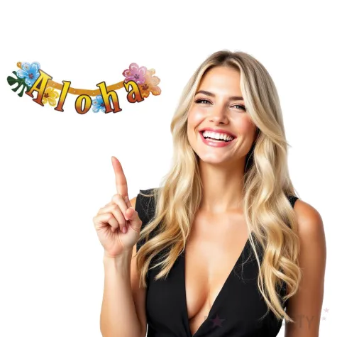 baner aloha kwiaty boland 83 cm