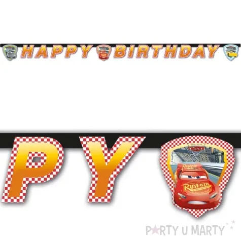 baner cars 3 happy birthday procos 200 cm