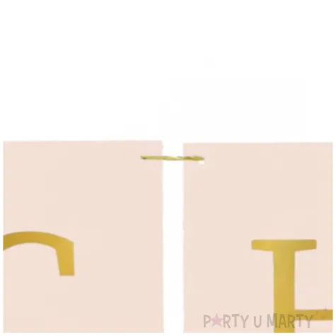 baner chrzest swiety jasnorozowy partydeco 2 m