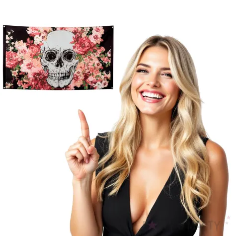 baner czaszka day of the dead boland 150 cm