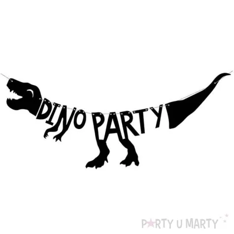 baner dinozaury dino party partydeco 90 cm