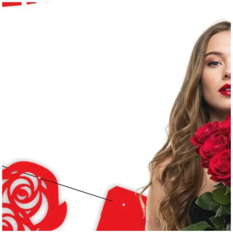 baner dzien kobiet azurowe roze czerwony 2 0 m