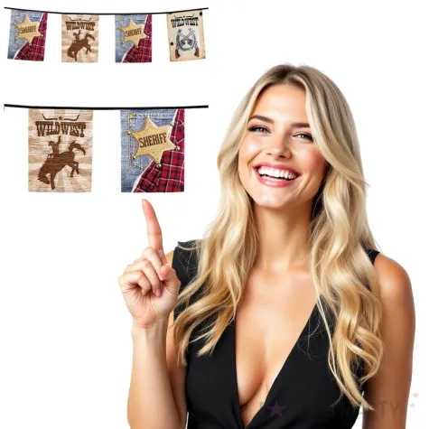 baner dziki zachod szeryf dwuswtronna boland 600 cm