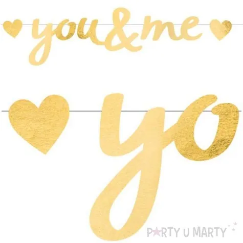 baner everyday love amscan zloty 92 cm