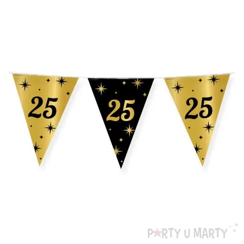 baner flagi 25 urodziny classy party 10m pd party