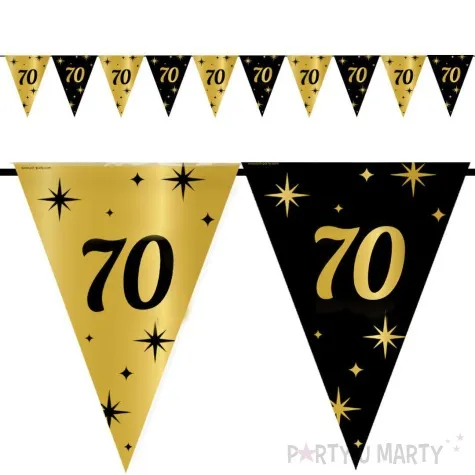 baner flagi 70 urodziny classy party 10m pd party