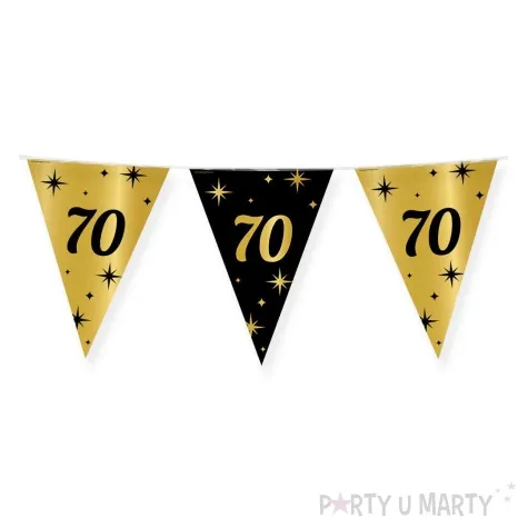 baner flagi 70 urodziny classy party 10m pd party