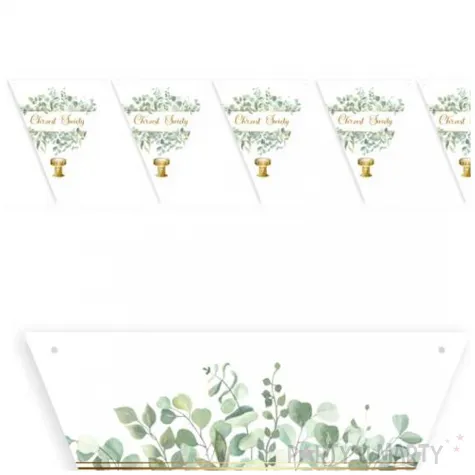 baner flagi chrzest swiety eukaliptus beauty 3 6 m