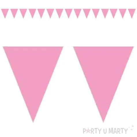 baner flagi classic rozowy folat 1000 cm