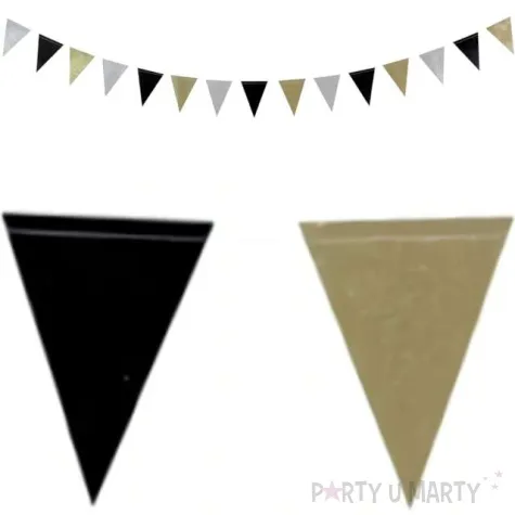 baner flagi classic zloty czarny srebrny folat 260 cm