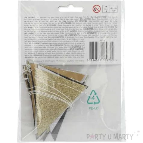 baner flagi classic zloty czarny srebrny folat 260 cm